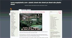 Desktop Screenshot of plastic-sheet.cheapestmold.com
